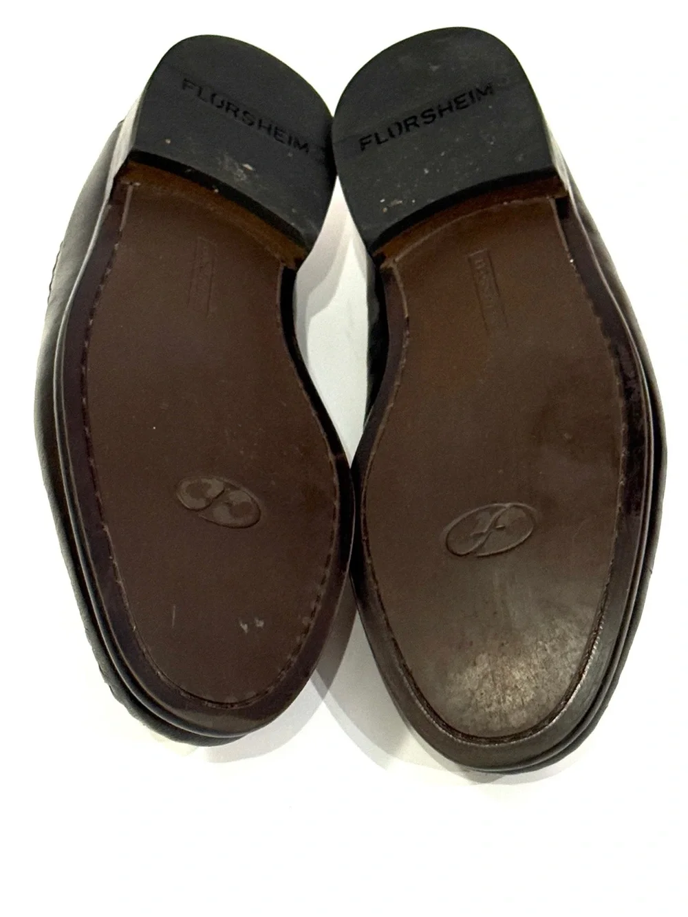 Florsheim Black Croc Embossed Leather Tassel Loafers Men’s 9.5 D USA